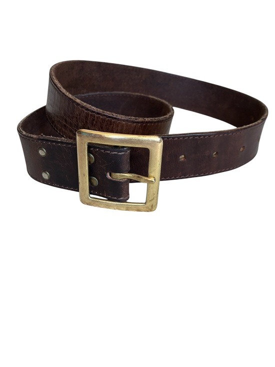 Roots Accessories - Roots Vintage Women’s Brown Genuine Leather Belt Made Canada 🇨🇦 Size 4